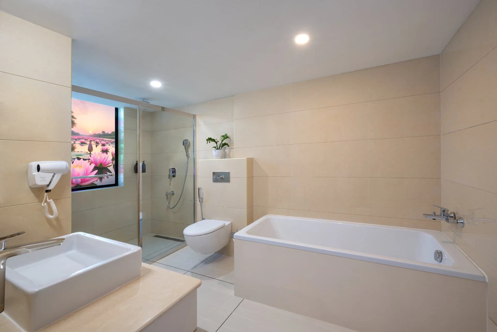 Boat Race Finish Line View Suite Bathroom